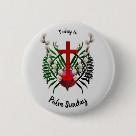 Palm Sunday A Christelijke Heilige Dag Ronde Button 5,7 Cm