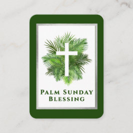 Palm Sunday Blessing Holy Week Prayer Card Plaatskaartje