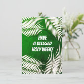 Palm Sunday & Easter Holiday Kaart (Staand voorkant)