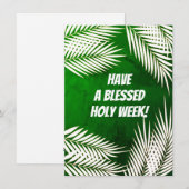 Palm Sunday & Easter Holiday Kaart (Voorkant / Achterkant)