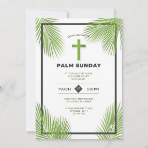 Palm Sunday Lijst Kaart
