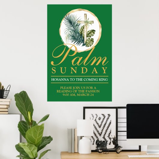 Palm Sunday Poster (Thuiskantoor)