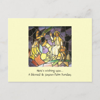 Palm Sunday Wishes Briefkaart