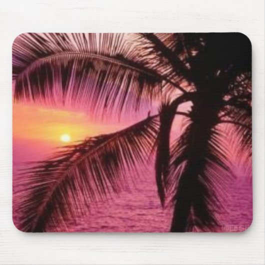 Palm Sunset Muismat (Voorkant)