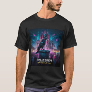 Palm Tech Barcelona - Cyberpunk Sagrada Familia &  T-shirt