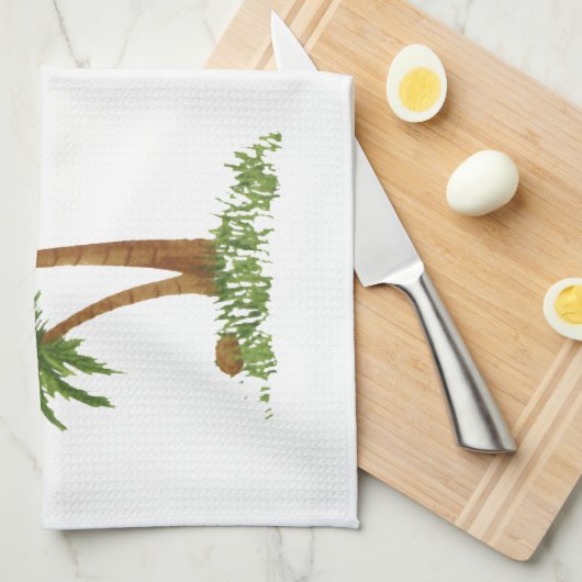 Palm Tree American MoJo Kitchen Towel Theedoek (Quarter Fold)