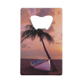 Palm Tree and Boat Beach Sunset (Dos)