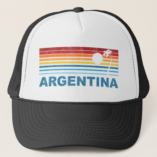 Palm Tree Argentina Trucker Pet (Voorkant)