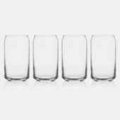 Palm Tree Bachelorette Weekend Gepersonaliseerde N Blikvorm Glas (Rechts)