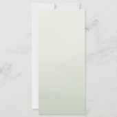 Palm Tree Beach Coastal Wedding Menu (Achterkant)