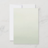 Palm Tree Beach Kustbestemming Trouwen RSVP (Achterkant)