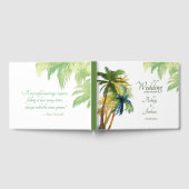 Palm Tree Beach Mariage Livre d'invité (Complet)
