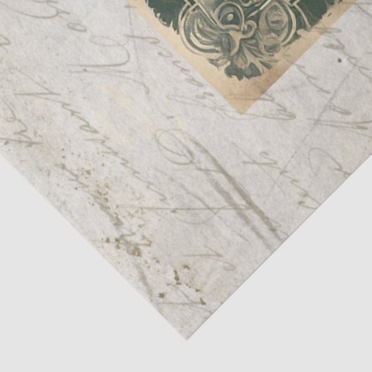  Palm Tree Beach Ocean Ephemera Decoupage Tissuepapier (Detail)