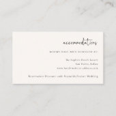 Palm Tree Beach Trouwaccommodaties Informatiekaartje (Voorkant)