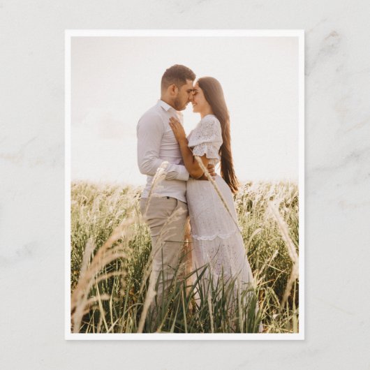 Palm Tree Beach Trouwkamer Block Enclosure Kaart (Achterkant)