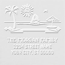 Palm Tree Beach Vacation Seashore Name Address