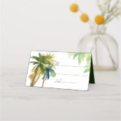 Palm Tree Beach Weddenschap (Voorkant)