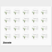 Palm Tree bestemming bruiloft dank u Sticker (Vel)