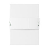 Palm Tree bestemming bruiloft Uitnodigingen Wikkel (Achterkant Voorbeeld)