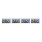 Palm Tree Blue Sky Tropical Grosgrain Lint (Voorkant)