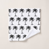 Palm Tree Botanical Tropical Print (Gant de toilette)