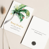 Palm Tree Business Logo Carte de Noël