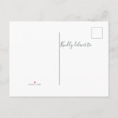 Palm Tree Christmas Home Verhuizen Aankondigingskaart (Achterkant)