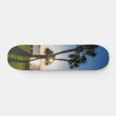 Palm Tree Ciseaux Silhouette Skateboard (Horz)