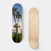 Palm Tree Ciseaux Silhouette Skateboard (Recto)
