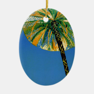  Palm Tree Cote d'Azur Travel Ornament