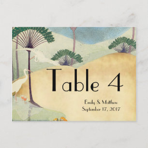 Palm Tree & Crane Destination Mariage Invitations