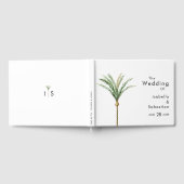 Palm Tree Destination Mariage Livre d'invité (Complet)