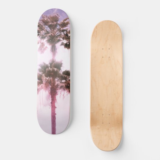 Palm Tree Duo #1 #wall #art Skateboard (Voorkant)