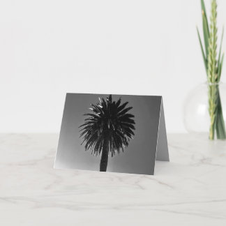 Palm Tree Folded Greeting Card Kaart