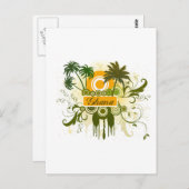 Palm Tree Ghana Briefkaart (Voorkant / Achterkant)