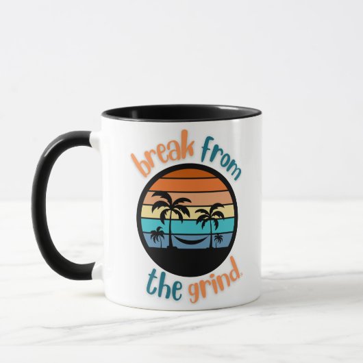 Palm Tree Hammock BFTG Coffee Mok (Links)