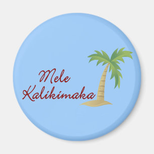 Palm Tree hawaiian kerst 2 Magneet