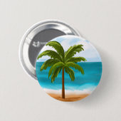 Palm Tree.jpg Ronde Button 5,7 Cm (Voorkant /achterkant)
