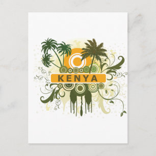 Palm Tree Kenya Briefkaart