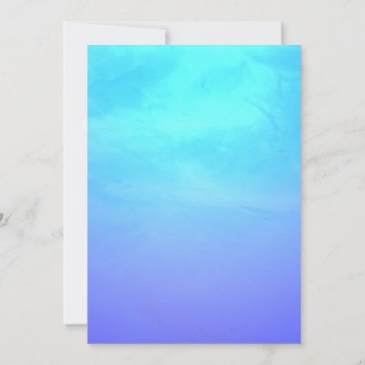 Palm Tree Lights Watercolor Mariage Invitations (Dos)
