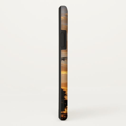 Palm Tree Los Angeles Sunset iPhone Case (Achterkant / rechts)
