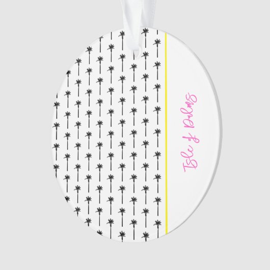 Palm Tree Motif Emplacement Travel Beach Coastal (devant)