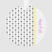 Palm Tree Motif Emplacement Travel Beach Coastal (devant)