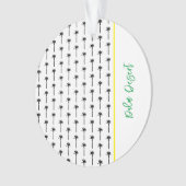 Palm Tree Motif Lieu de voyage Désert Chic (devant)