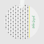 Palm Tree Motif Lieu de voyage Désert Chic (devant)