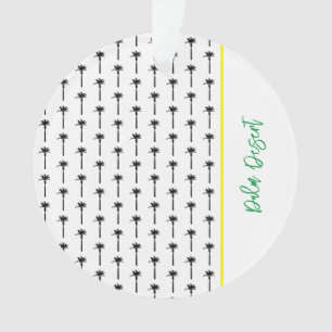 Palm Tree Motif Lieu de voyage Désert Chic