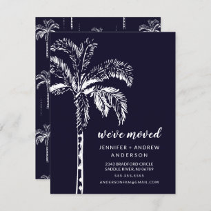 Palm Tree Moving Faire-part moderne