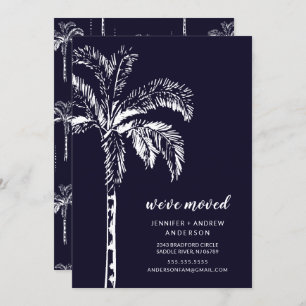 Palm Tree Moving Faire-part moderne