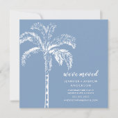 Palm Tree Moving Faire-part moderne (Devant)