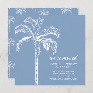 Palm Tree Moving Faire-part moderne
